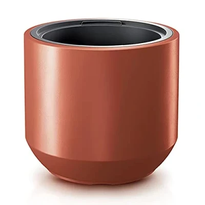 Image of Prosperplast Pot HEOS 36L, with Tank, Dimensions (mm) 390x390x350, Color Copper