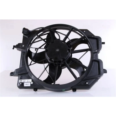 Image of 1551153 Cooling fan NISSENS 85217 373mm 12V with radiator shroud, without resistor control unit FORD: Focus Mk1 Hatchback