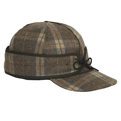 Image of Stormy Kromer Original Cap Winter Wool Hat with Earflap, Century Pld, 6.875