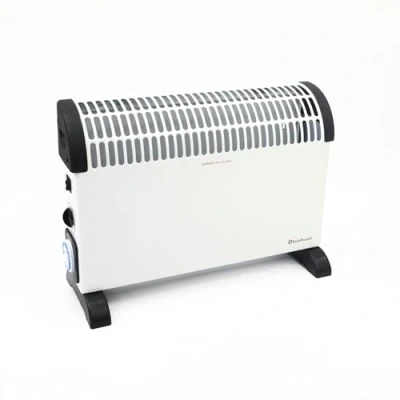 Image of Rediffusion Convector Heater with Timer, 2000W, Variable Heat, 24 Hour Adjustable Thermostat, 3 Heat Settings, Overheat Protection, Tip Over Safety Switch REDY02T, White
