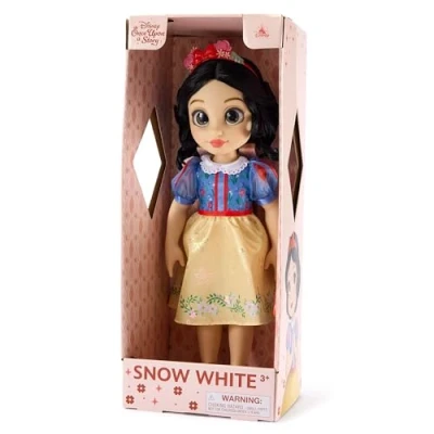 Image of Disney Store Official Snow White Doll with Toy Hair Brush, 40.5cm / 16&quot;, Once Upon a Story Collection, Age 3+