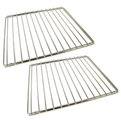 Image of Qualtex 2 Pack of Universal Oven Cooker Shelves Rack Grid Adjustable Extendable Design