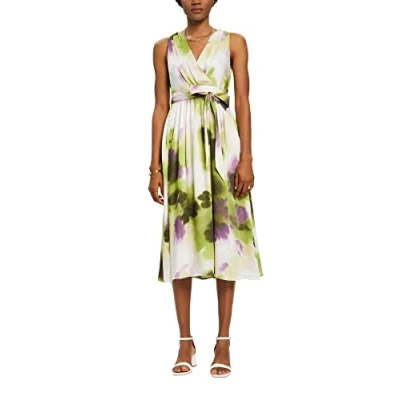 Image of ESPRIT Women&#039;s 023eo1e340 Dress, Leaf Green, 8