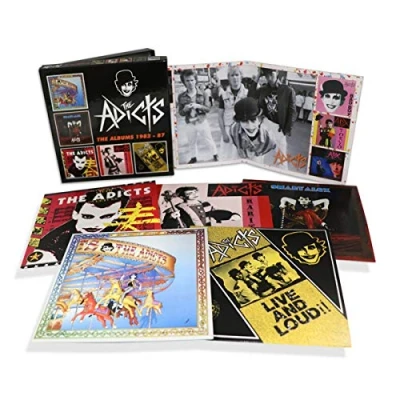 Image of The Adicts Albums 1982 87 Sealed 2018 UK cd album box set AHOYBX361