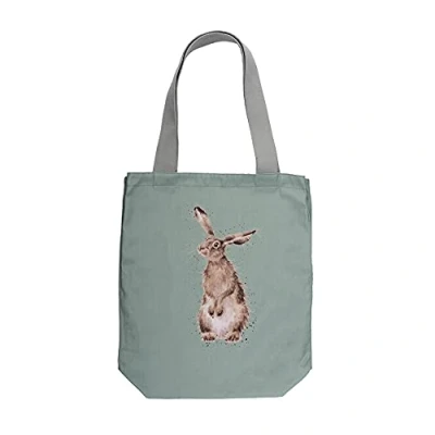 Image of Wrendale Designs &#039;Hare and The Bee&#039; Hare Canvas Tote Bag