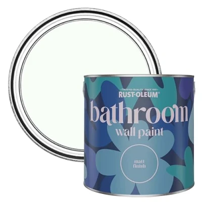 Image of Rust Oleum Neutral Water Resistant Bathroom Wall &amp; Ceiling Paint Moonstone 2.5L