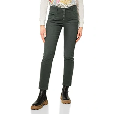 Image of Cecil Women&#039;s B375753 Loose Trousers, Deep Pine Green, W25