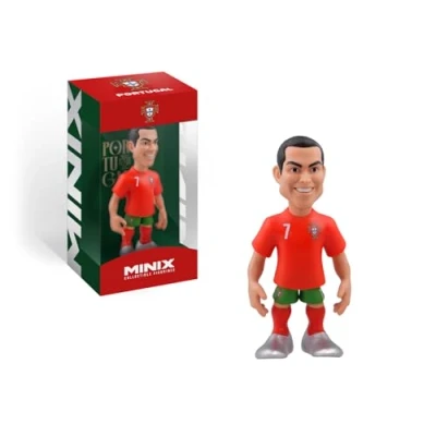 Image of MINIX Cristiano Ronaldo Portugal 12cm Figure Collectible Sports Football Icon Range for Fans