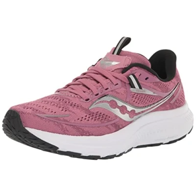 Image of Saucony Womens Omni 21 Running Shoe Shoe, Haze/Black, 8