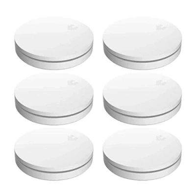 Image of ELRO FS4610 6 Pack Ultra Thin Smoke Alarm with 10 Year Battery and Conforms to EN14604 Standard, White, Items