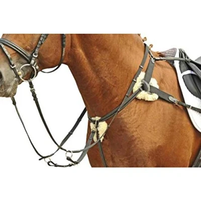 Image of HKM Breastplate Black Warmblood