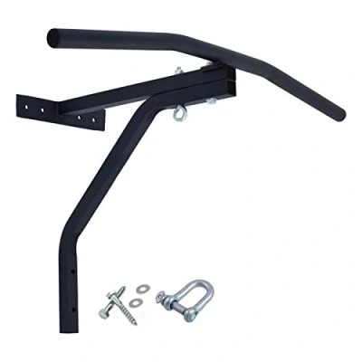 Image of ONEX Punch bag Pul up Bar, Wall mounted chin Bar adjustable Training Hook Exercise Bracket Upper Body Workout