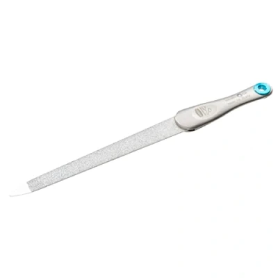 Image of REMOS Nail File Saphir with Ergonomic Stainless Steel Handle Blue