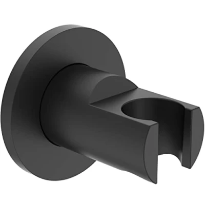 Image of Ideal Standard Idealrain Shower Head Holder, BC806XG, Silk Black