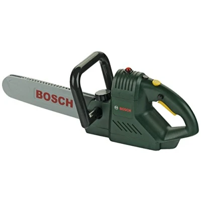 Image of Theo Klein 8430 Bosch Chain Saw I Battery Powered Toy with Realistic Sawing Noises and Flashing Light Dimensions: 12.5 cm x 39 15 for Children Aged 3 Years up