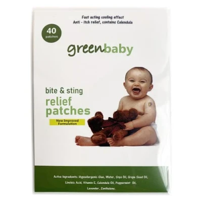 Image of VIE Green Baby Afterbite Patches, 40 Patches