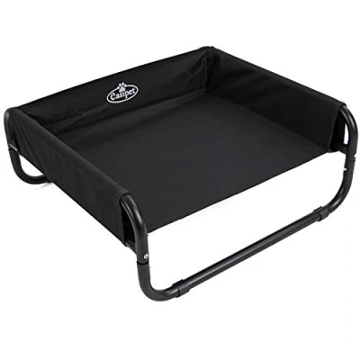 Image of Black Elevated Dog Bed with Raised Sides (Small) 67023