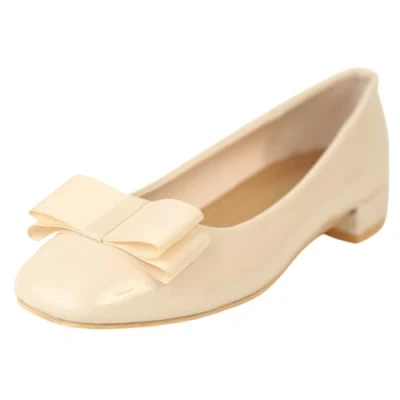 Image of Where&#039;s That From Womens Wheres &#039;Croatia&#039; Pump With Bow Detail Cream Size UK 8