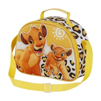 Image of Disney Lion King Africa 3D Lunch Bag, Yellow, 25.5 x 20 cm