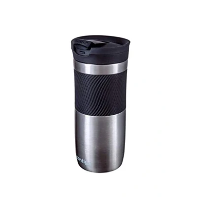 Image of Contigo Byron Snapseal Travel Mug Stainless Steel Thermal Vacuum Flask Leakproof Tumbler Coffee to Go with BPA Free Easy Clean Lid 470 ml