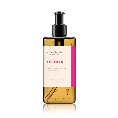 Image of Miller Harris Scherzo Hand and Body Wash 300ml Coconut Extract &amp; Vitamin E Bold Vibrant Scent for Nourishing Skin