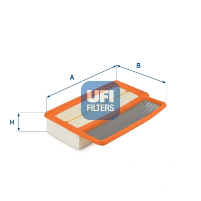 Image of 95513089 Air Filter UFI 30.604.00 52mm 239mm 171mm Insert FIAT: Doblo II Box Body / Estate, Estate
