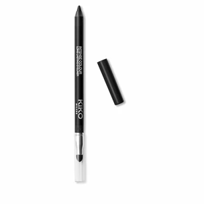 Image of KIKO Milano Intense Colour Long Lasting Eyeliner 16, And Smooth Gliding Outer Eye Pencil With Wear