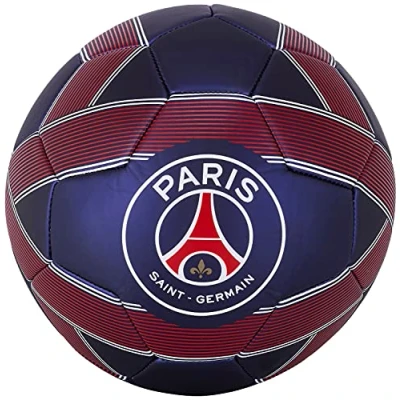 Image of Paris Saint Germain PSG Official Collection Football Size 5, Blue, One