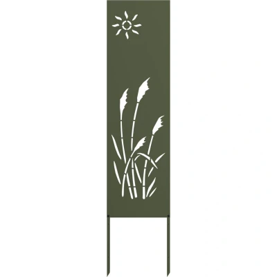 Image of Vidaxl Olive green Cold rolled steel