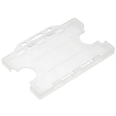 Image of ID Card It 2 Double sided Pass Badge Holder CLEAR