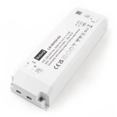 Image of illuburg LED Driver 24V Dimmable TRIAC 12W 50W for Strip Spot Light Power Supply Transformer