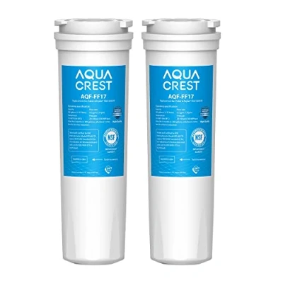 Image of AQUA CREST 836848 Fridge Water Filter, Replacemen for Fisher &amp; Paykel® Filter 836848, RF540ADUSX4 (2 Pack)