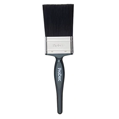 Image of ProDec 2.5 Inch Trade Pro Mixed Bristle Professional Paint Brush for a Smooth Finish Painting with Emulsion, Gloss and Satin Paints on Walls, Ceilings, Wood Metal, 63 mm