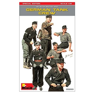 Image of Miniart MIN35283 German Tank Crew. Special Edition Model Kit, Various, Mittel