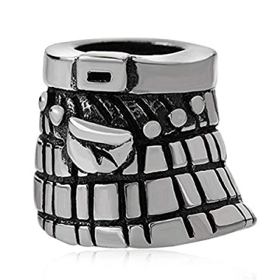 Image of Scotland Skirt Charm 925 Sterling Silver Symbol of UK England for Pandora Charms Bracelet