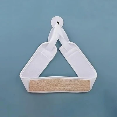 Image of Exfoliating Loofah Back Scrubber Washer for Shower Bath Sponge Double Side Scrubbing Strap,Natural Luffa Pad Brush,for Men Women Bathing Accessories