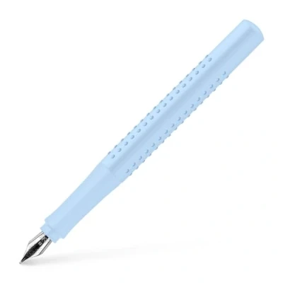 Image of Faber Castell Grip 2010 140846 Fountain Pen, Nib Width B, Sky Blue, Pack of 1
