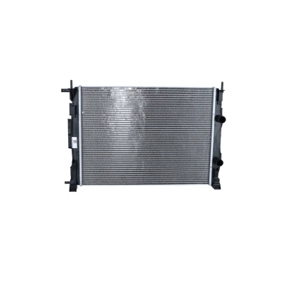 Image of 8200115542, 8660003463 Engine radiator NRF 58329 Aluminium 590mm 455mm 26mm with mounting parts Brazed cooling fins RENAULT: SCENIC 2, MEGANE 2