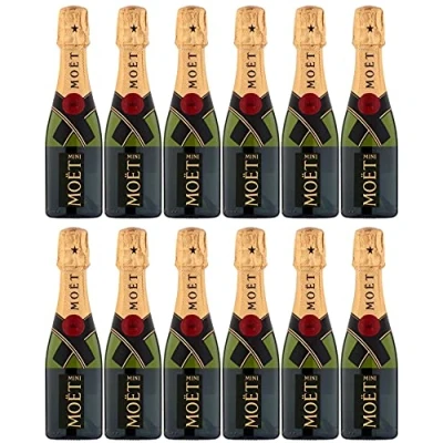 Image of MOET AND CHANDON MINI BOTTLES 20CL BRUT x 12