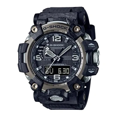 Image of Casio Women Analogue Digital Quartz Watch with Plastic Strap GWG 2000 1A1ER