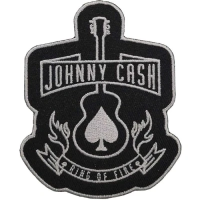 Image of JOHNNY CASH Guitar [PATCH] Black