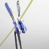 Image of Stainless Steel Clothes Pegs 2 Side Hooks on each Peg Hang More Ideal for Small or Delicate Items 6.5cmL Easylife Lifestyle Solutions Pack of 40 (10 Colour)