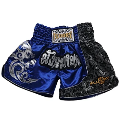Image of FLUORY Muay Thai Fight Shorts, MMA Shorts Bekleidung Training Käfig Kampf Grappling Martial Arts Kickboxing Kleidung