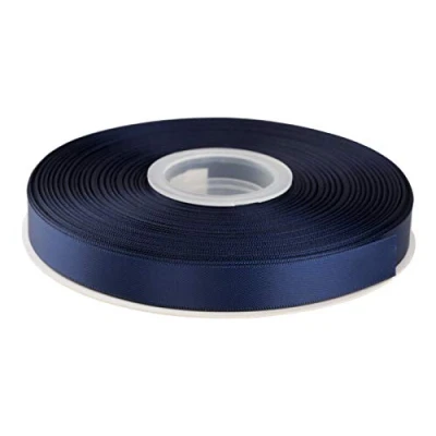 Image of AVANAVA 16mm Wide Double Face Satin Ribbon 45 Meters (370 Navy)