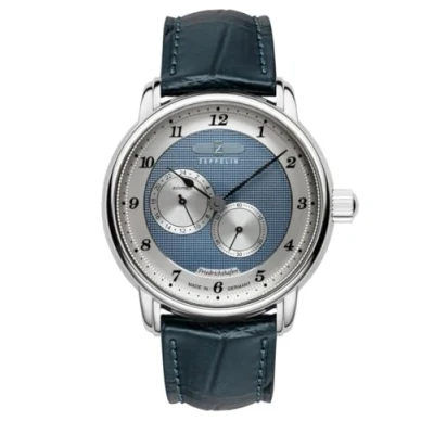 Image of Zeppelin Men&#039;s Automatic Watch Friedrichshafen Blue 8568 3, silver, Modern