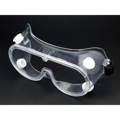 Image of Safety Glasses Eye Protection Goggles Anti Fog Dust Splash Proof Industrial Protective Wraparound Plastic Eyewear Clear Security UV Protectant Over Spectacles For Construction Laboratory (1Pc)