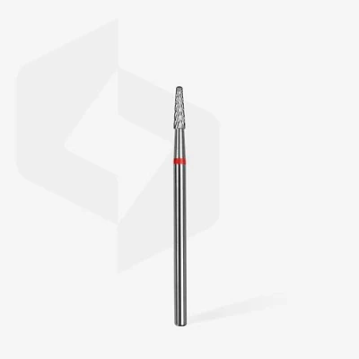 Image of STALEKS Pro Carbide Cutter Bit Cone Base (Small Cross Cut) I Attachment for Appartative Manicures and Pedicures Grinding Electric Equipment Nail Drill (FT71R023/8)