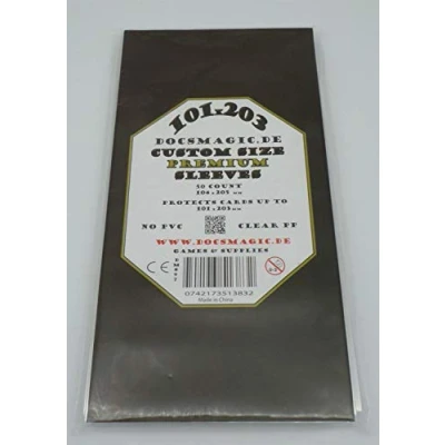 Image of docsmagic.de 50 Premium Custom Size Board Game Sleeves 101 x 203 104 205 Kingdom Death
