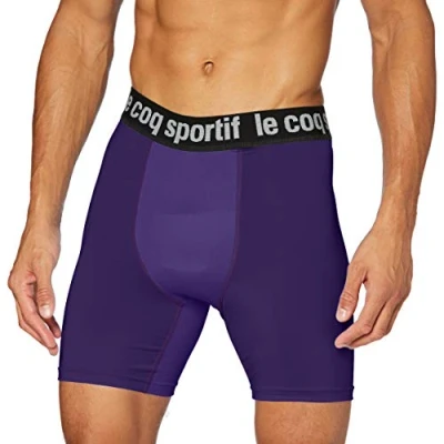 Image of Le Coq Sportif Training Smartlayer Short M Shorts, Men, mens, 1922026_XL, Violet, XL