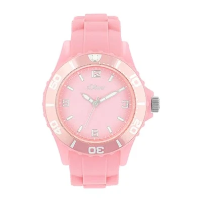 Image of s.Oliver Girl&#039;s Analog Quartz Watch with Silicone Strap 2036502